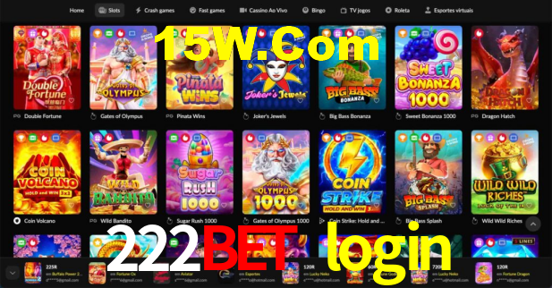 Descubra a Magia dos Jogos de Arcade no 222bet login